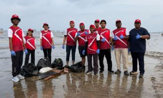 MET AMDC Students Organise Beach Clean-Up Drive